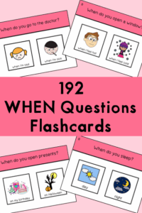 When questions for speech therapy